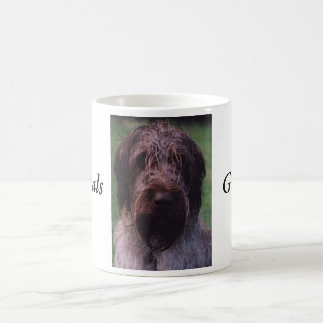 Korthals Griffon - Tsjip portrait Coffee Mug (Center)