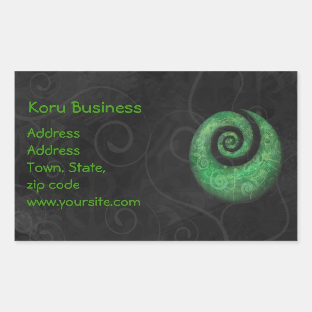 koru business sticker (Front)