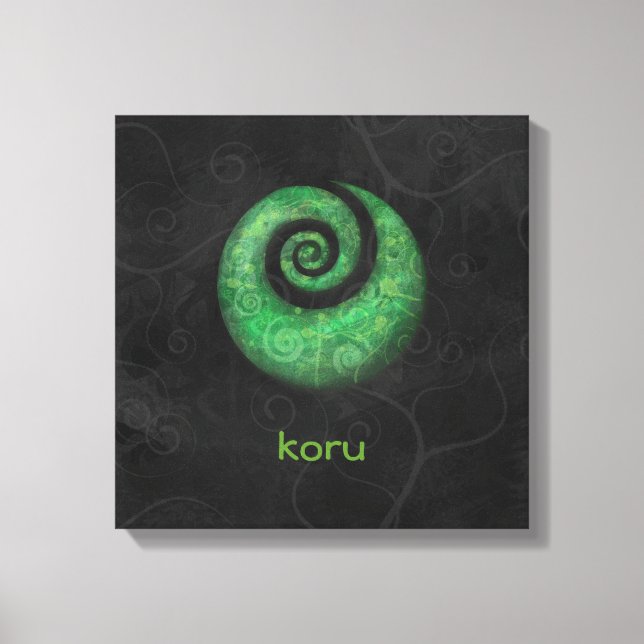 koru canvas print (Front)