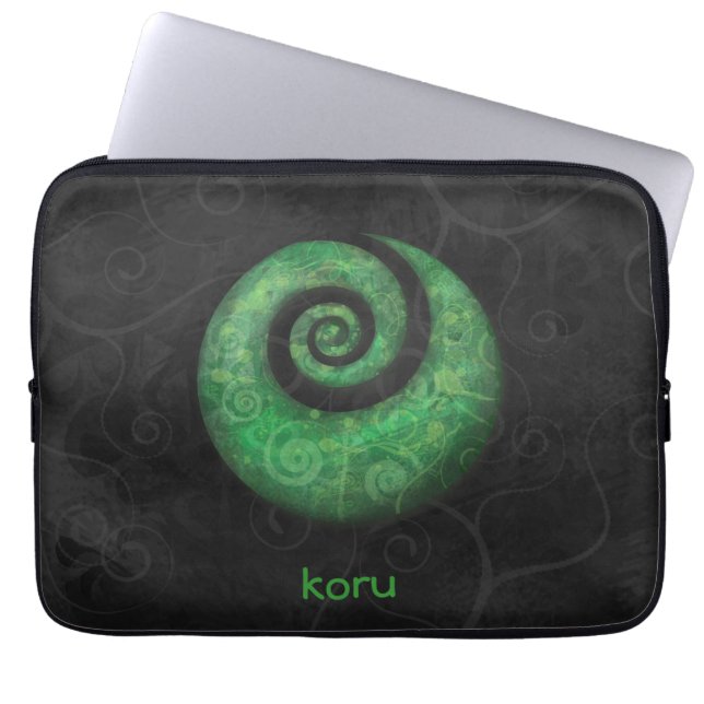 koru laptop sleeve (Front)