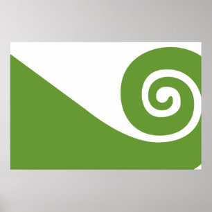 Koru, New Zealand Poster