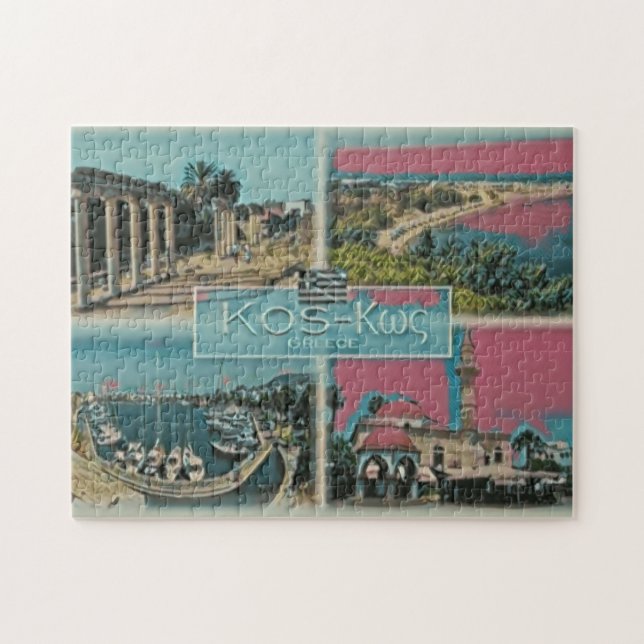 Kos - Greece - Mosaic - Jigsaw Puzzle (Horizontal)