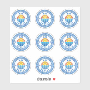 KOS Island, Grèce Sticker à pack multiple