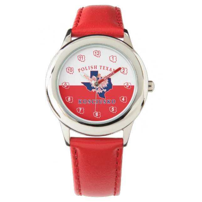 Kosciusko Polish Texan Watch (Front)