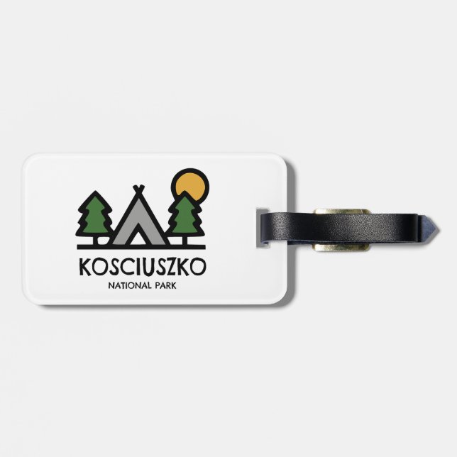 Kosciuszko National Park Luggage Tag (Back Horizontal)