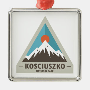 Kosciuszko National Park Metal Ornament