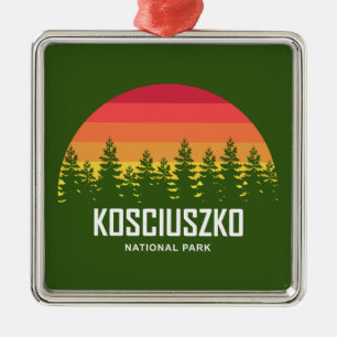 Kosciuszko National Park Metal Ornament