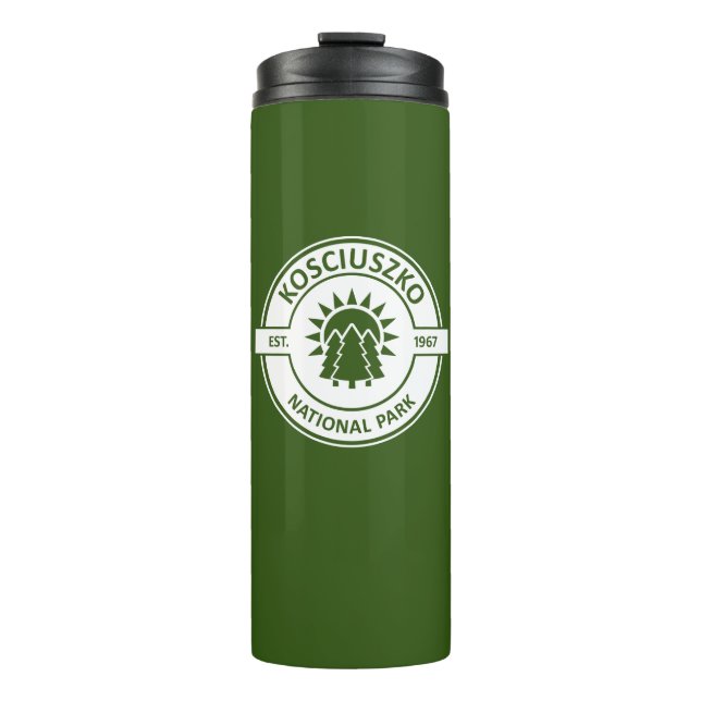 Kosciuszko National Park Sun Trees Thermal Tumbler (Front)