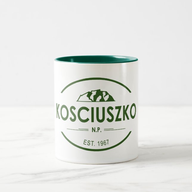 Kosciuszko National Park Two-Tone Coffee Mug (Center)