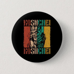 Koshchei Deathless Ancestry Paganism Ukraine Mytho 2 Inch Round Button