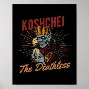 Koshchei Deathless Ancestry Paganism Ukraine Mytho Poster