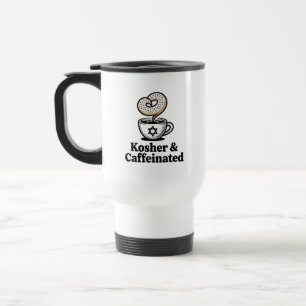 Kosher and Caffeinated Jewish Coffee Hanukkah Travel Mug