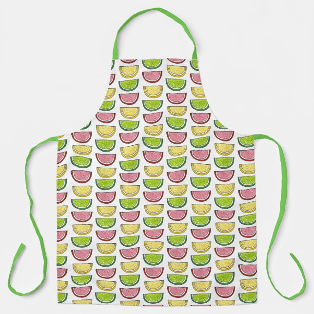 Kosher Gummy Jelly Fruit Slice Candy Passover Apron (Front)