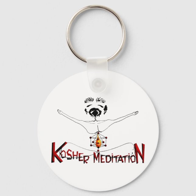 Kosher Meditation Keychain (Front)