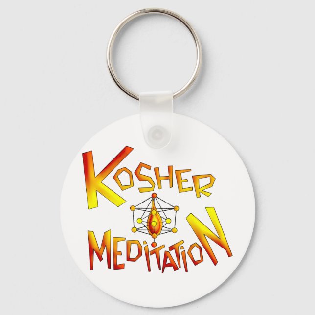 Kosher Meditation Keychain (Front)