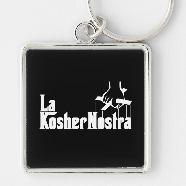 Kosher Nostra Keychain (Front)
