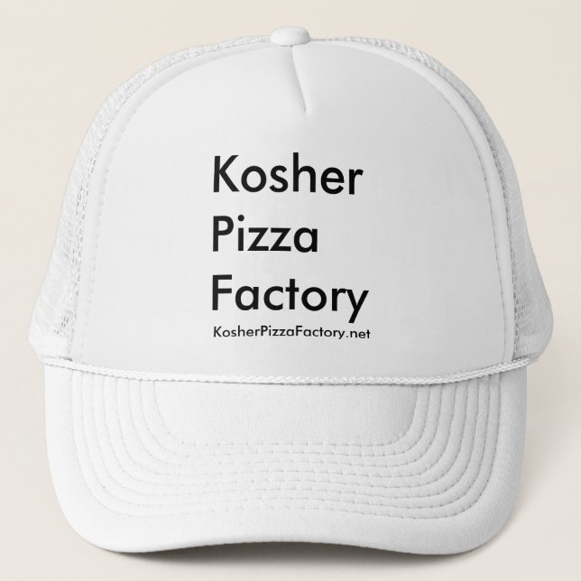 Kosher Pizza Factory Trucker Hat (Front)
