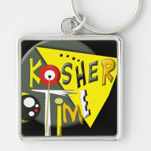 Kosher Time Keychain