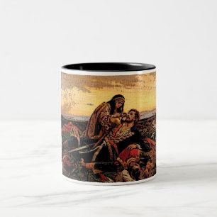 Kosovka Devojka Two-Tone Coffee Mug