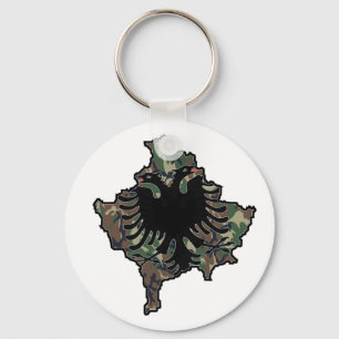 Kosovo Army Key Keychain