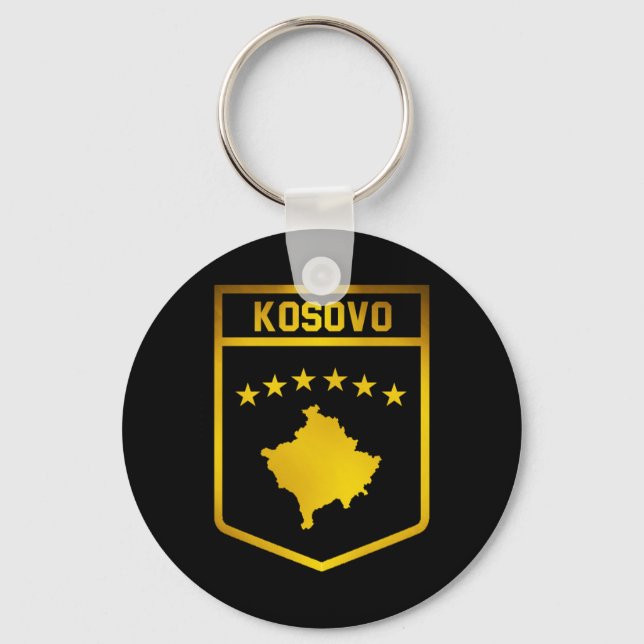 Kosovo Emblem Keychain (Front)
