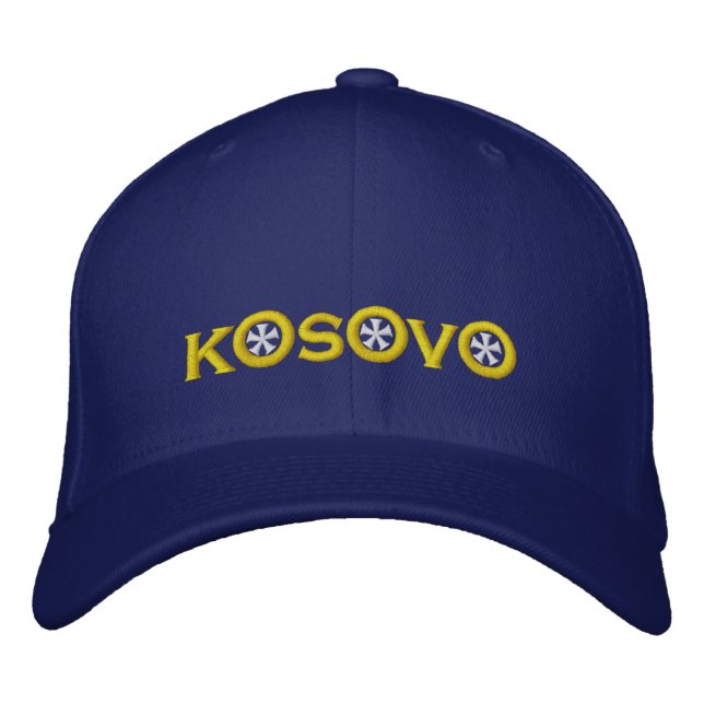 Kosovo Embroidered Baseball Cap (Front)