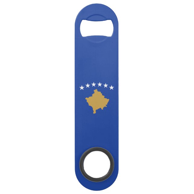 Kosovo Flag Bar Key (Front)