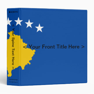 Kosovo Flag Binder