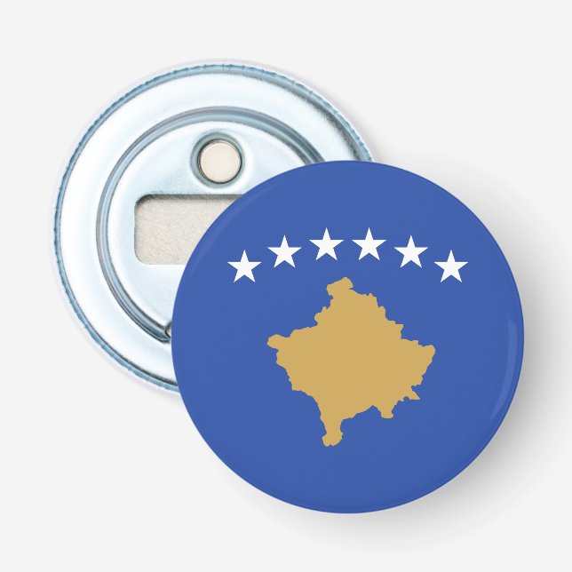 Kosovo Flag Bottle Opener (Front)