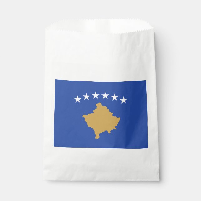 Kosovo Flag Favour Bag (Front)