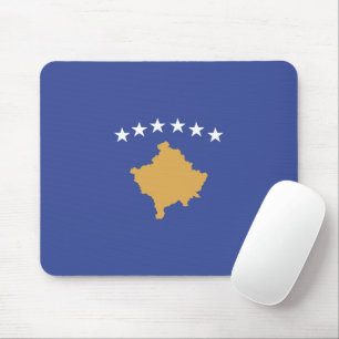 Kosovo flag mouse pad