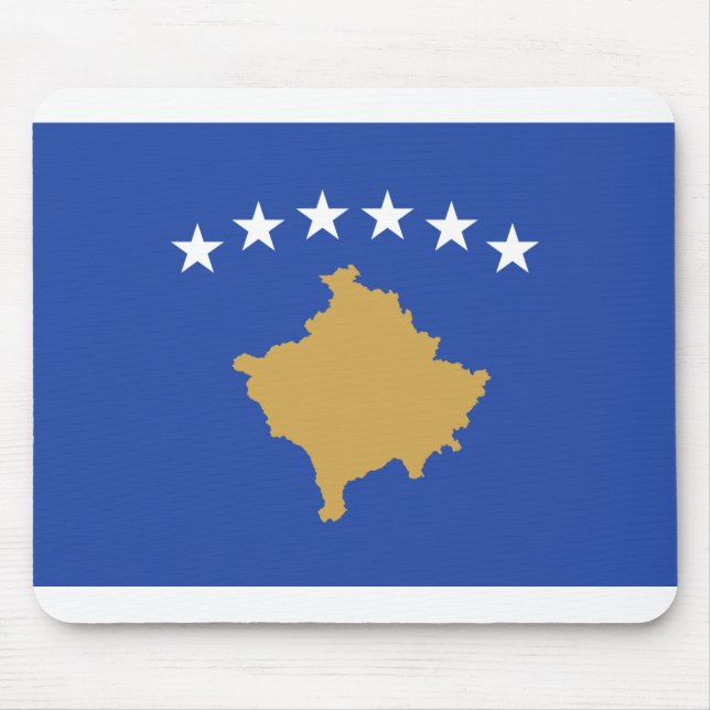 Kosovo Flag Mouse Pad (Front)