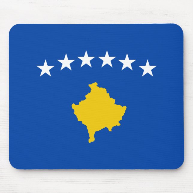 Kosovo Flag Mousepad (Front)