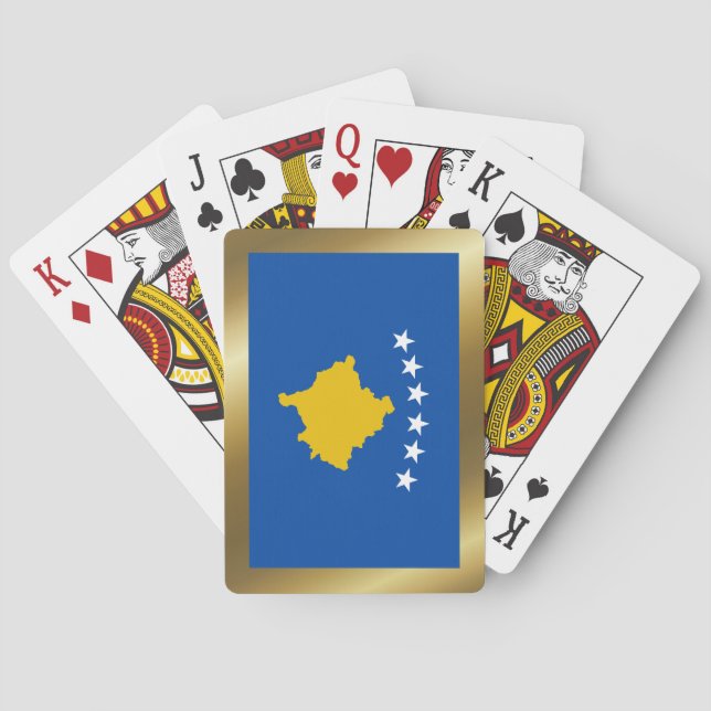 Kosovo Flag Playing Cards (Back)