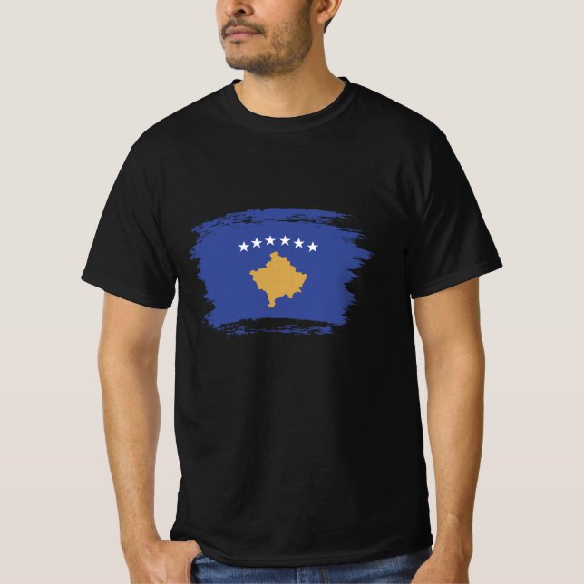 Kosovo flag T-Shirt (Front)