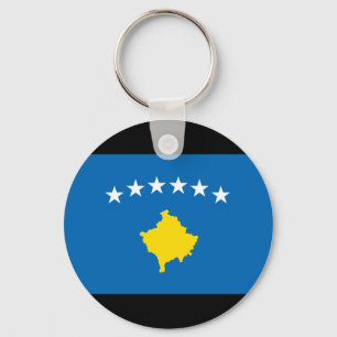 Kosovo Islands Flag Keychain