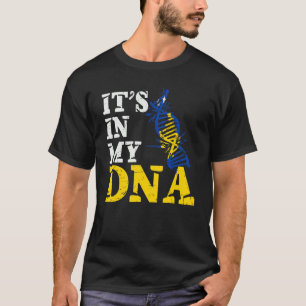 Kosovo Its In My Dna Kosovan Flag Kosovar T-Shirt