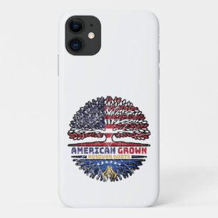 Kosovo Kosovar American USA Tree Roots Flag iPhone 11 Case