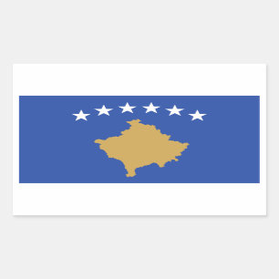 Kosovo/Kosovar Flag Sticker