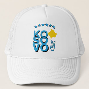 Kosovo Victory Flag Trucker Hat