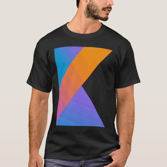 Kotlin Code Web Developer  Front end Developer T-Shirt (Front)