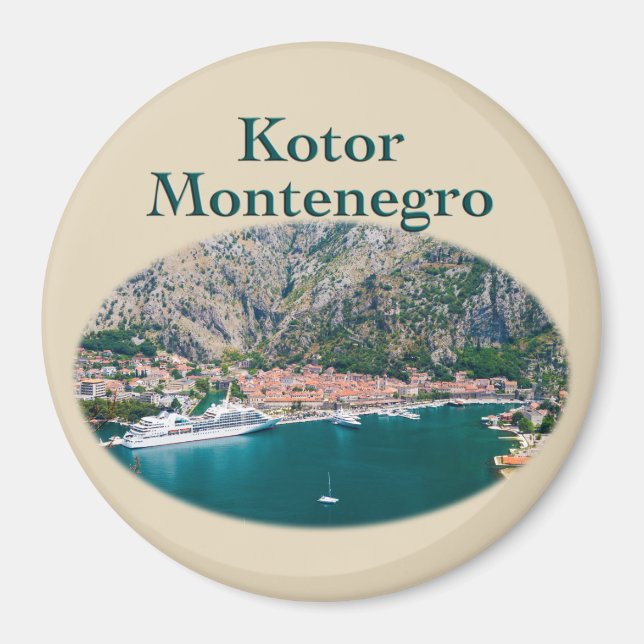 Kotor, Montenegro: Stari Grad Magnet (Front)