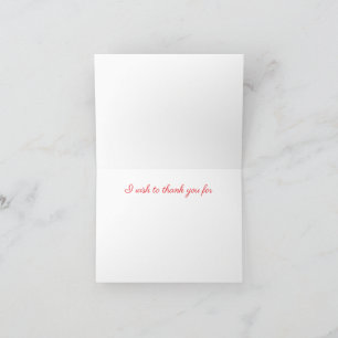 Kotor, Montenegro  Thank You Card