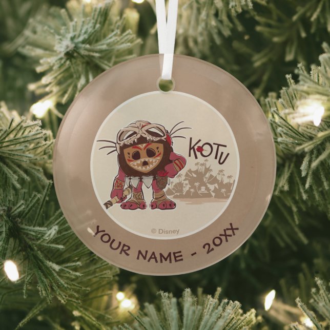 Kotu the Kakamora Glass Ornament (Insitu)