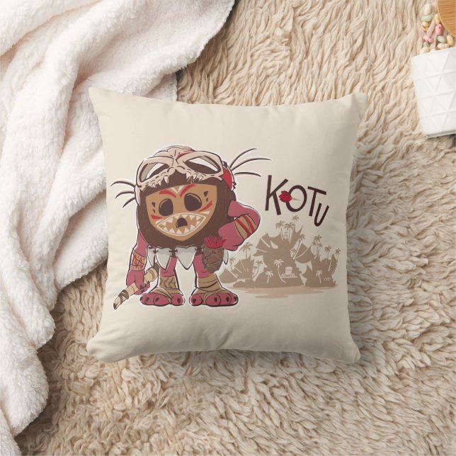 Kotu the Kakamora Throw Pillow (Blanket)