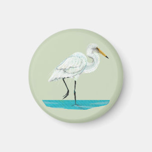 Kotuku White heron Magnet