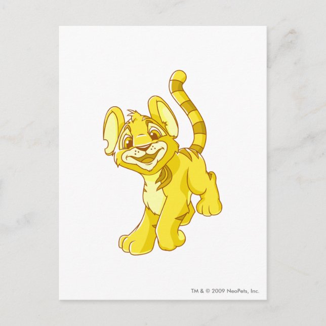 Kougra Gold Postcard (Front)
