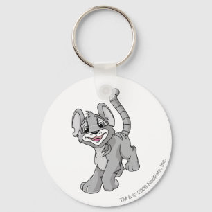 Kougra Silver Keychain