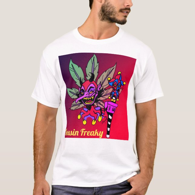Kousin Freaky Devils weed T-shirt (Devant)