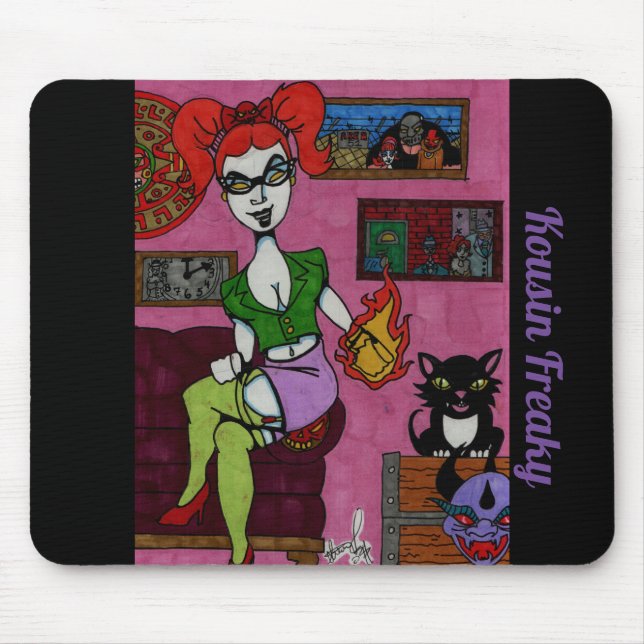 Kousin Freaky Noel  Mouse Pad (Front)